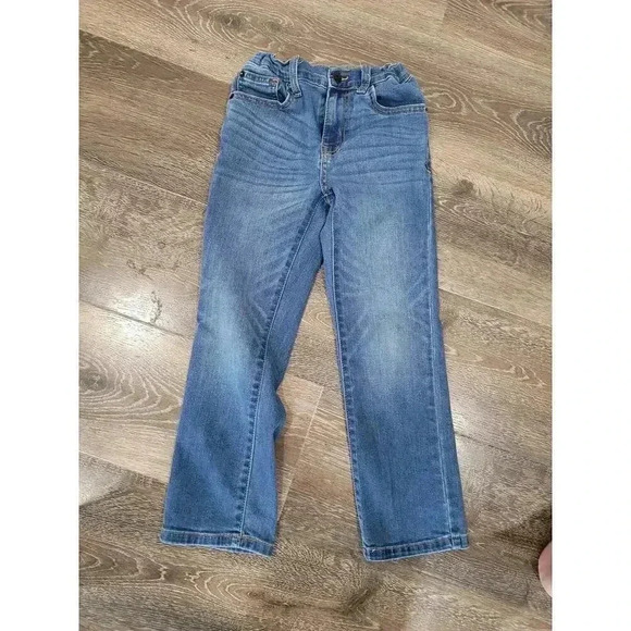 Cat‎ & Jack girls stretch straight jeans size 7 - Picture 1 of 3